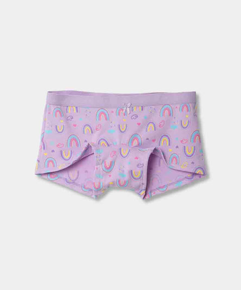 Paquete De Panties X3 Para Niña En Algodón Color Azul Lila Y Marfil