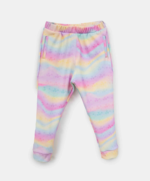 Pantalón Deportivo Estampado Para Bebé Niña En Burda Color Rosado