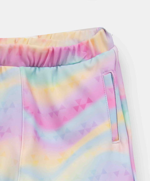 Pantalón Deportivo Estampado Para Bebé Niña En Burda Color Rosado