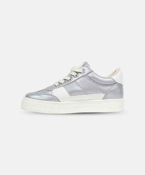Tenis Para Niña En Material Sintético Color Plateado