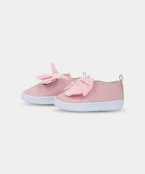 Mocasín Pre Caminadores Para Recién Nacida En Color Rosado