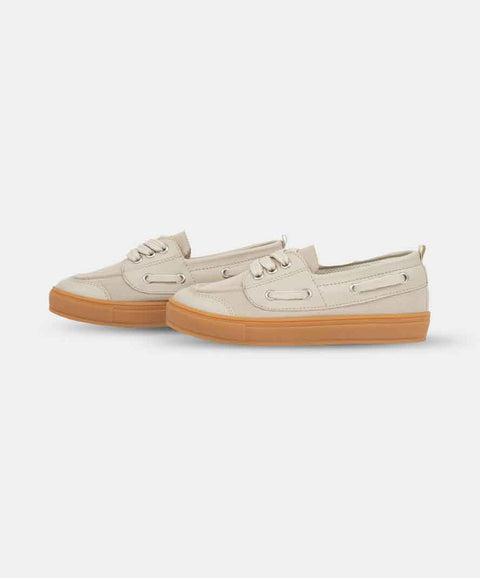 Tenis Mocasín Para Niño En Lona Color Arena