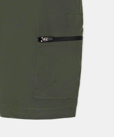 Bermuda Para Niño Color Verde Oscuro