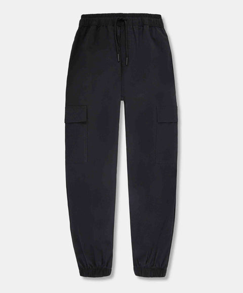 Pantalón Cargo Para Niño En Drill Color Negro