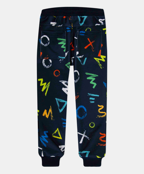 Pantalón Deportivo Para Bebé Niño En Burda Color Azul