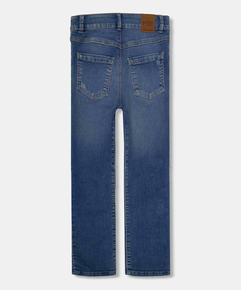 Jean Slim Para Niña En Denim Tono Medio