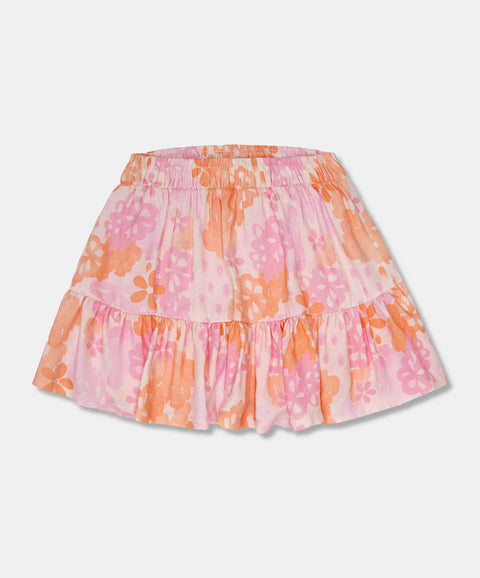 Conjunto Camiseta Y Falda Para Bebé Niña Color Rosado