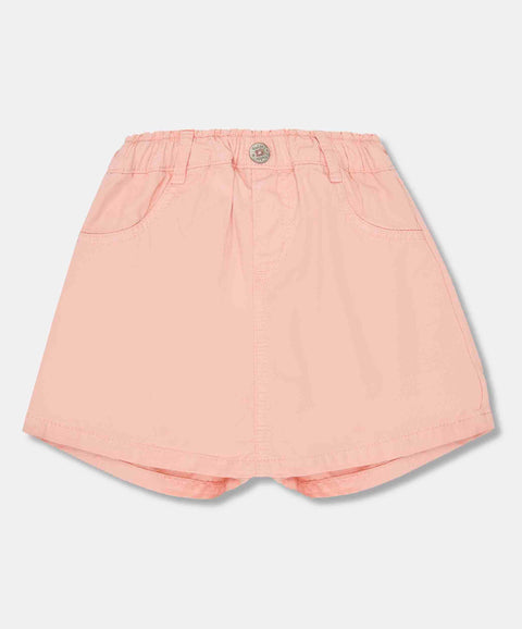 Falda Short Para Bebé Niña En Twill Color Rosado Claro