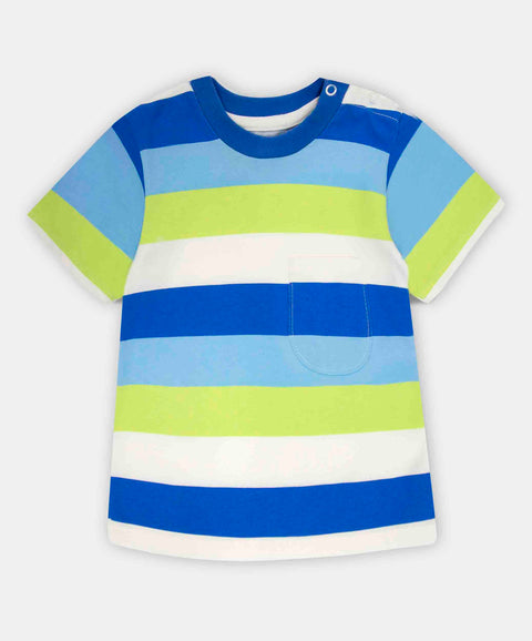 Conjunto Camiseta Y Pantalón Para Recién Nacido Color Azul Eléctrico