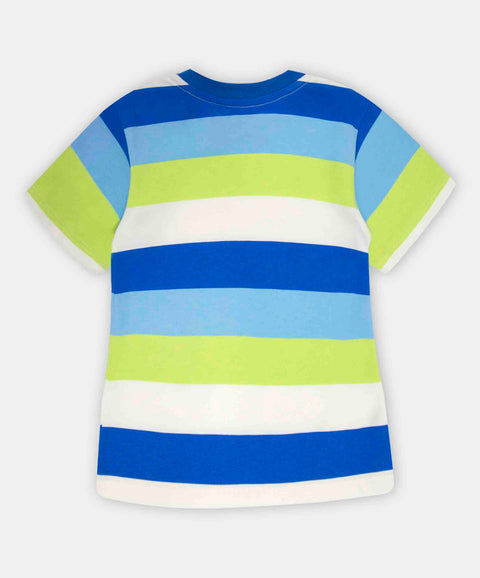 Conjunto Camiseta Y Pantalón Para Recién Nacido Color Azul Eléctrico