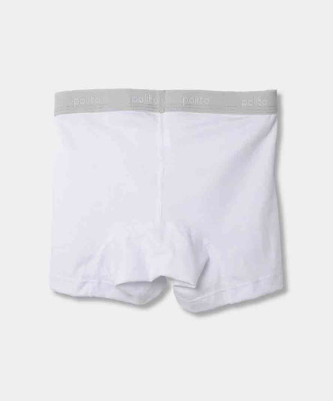 Paquete De Bóxer X 3 Para Niño En Algodón Color Negro Blanco Y Gris
