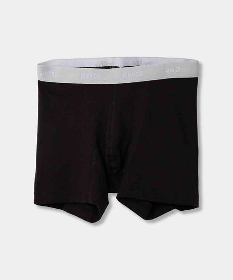 Paquete De Bóxer X 3 Para Niño En Algodón Color Negro Blanco Y Gris