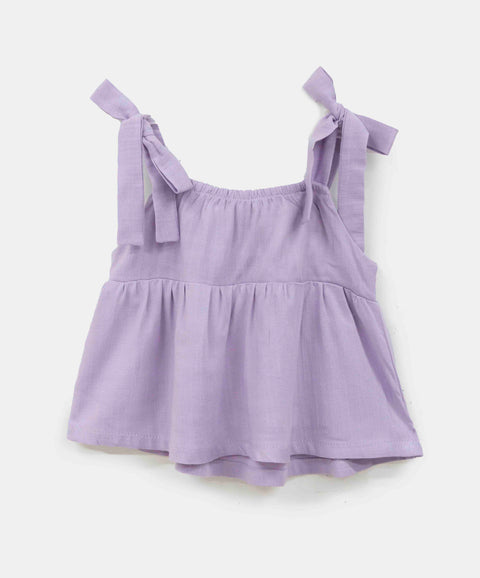 Blusa Manga Sisa Para Bebe Niña Color Lila Y Rosado
