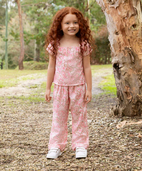 Conjunto Blusa Y Pantalón Para Bebé Niña Color Rosa Pálido