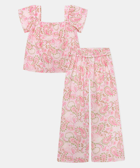 Conjunto Blusa Y Pantalón Para Bebé Niña Color Rosa Pálido