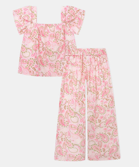 Conjunto Blusa Y Pantalón Para Bebé Niña Color Rosa Pálido