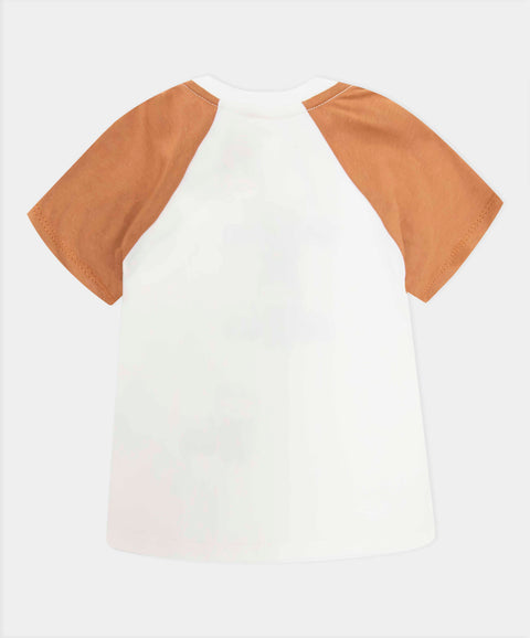 Camiseta Para Recién Nacido En Tela Suave Color Marfil