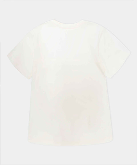 Conjunto De Camiseta Y Jogger Para Bebé Niño Color Marfil
