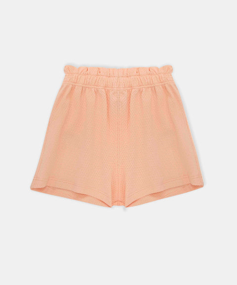 Conjunto De Camiseta Y Short Para Recién Nacida Color Salmón Claro