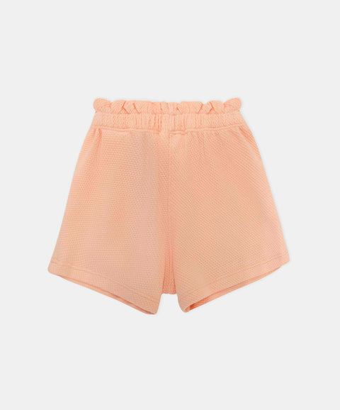 Conjunto De Camiseta Y Short Para Recién Nacida Color Salmón Claro