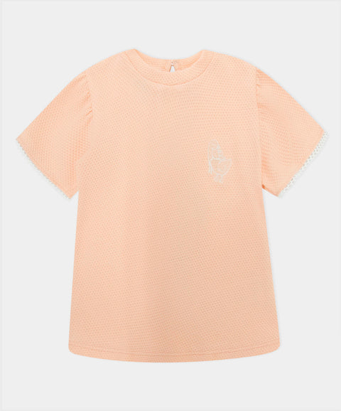 Conjunto De Camiseta Y Pantalón Para Recién Nacida Color Salmón Claro