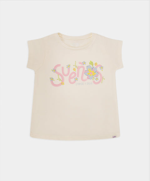 Pijama Manga Corta Y Pantalón Para Bebé Niña Color Rosado