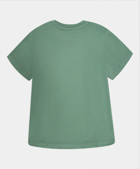 Pijama Camiseta Manga Corta Y Pantalón Para Bebé  Niño Color Verde