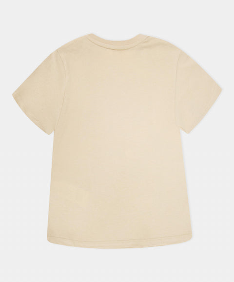 Pijama Camiseta Manga Corta Y Bermuda Para Bebé Niño Color Beige