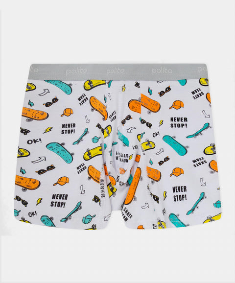 Paquete De Bóxer X 3 Para Niño En Algodón Color Negro Gris Y Blanco