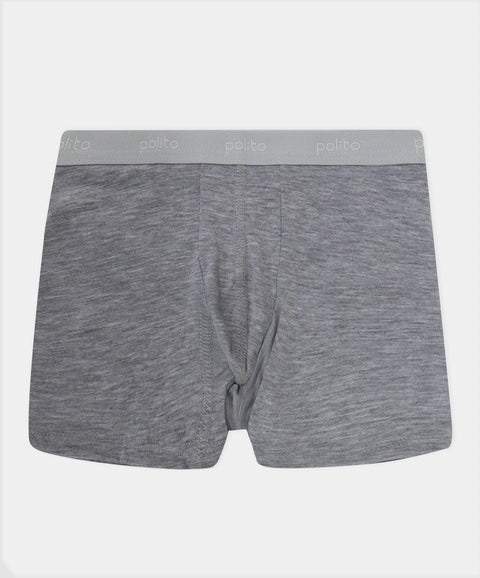 Paquete De Bóxer X 3 Para Niño En Algodón Color Negro Gris Y Blanco