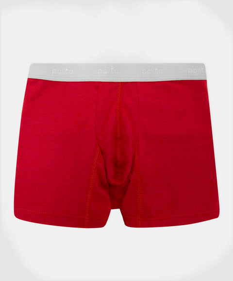 Paquete De Bóxer X 3 Para Niño En Algodón Color Rojo Blanco Y Azul