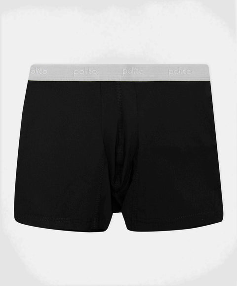 Paquete De Bóxer X3 Para Niño En Microfibra Color Verde Blanco Y Negro