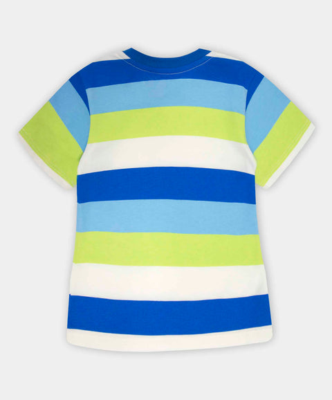 Conjunto Camiseta Y Bermuda Para Recién Nacido Color Azul Eléctrico