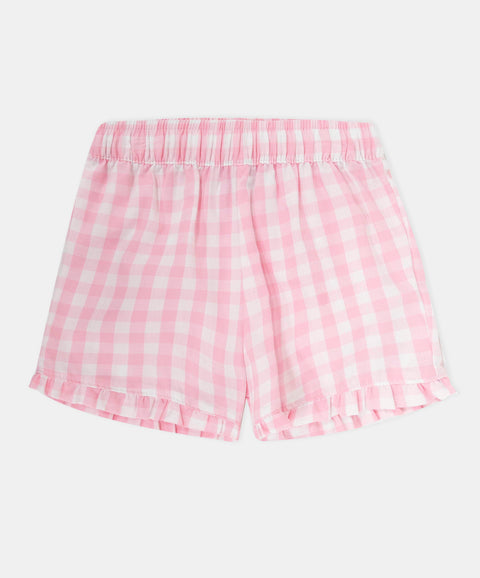 Conjunto Camiseta Y Short Para Bebé Niña Color Rosado Y Blanco