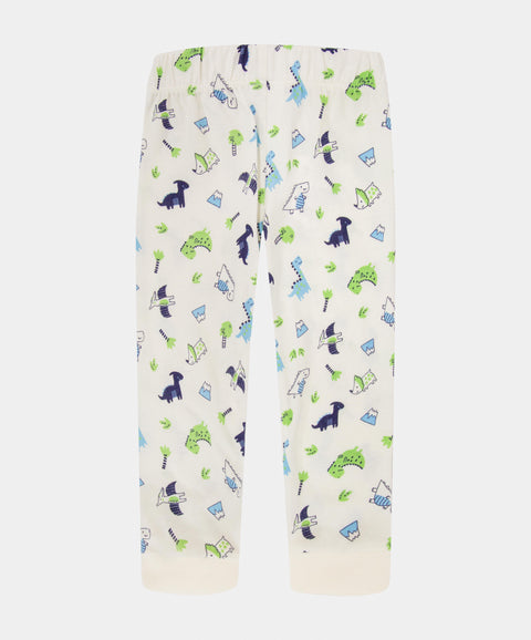 Pijama Manga Larga Y Pantalón Para Recién Nacido Color Marfil