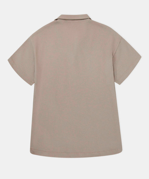 Conjunto De Camiseta Polo Y Bermuda Para Niño Color Arena