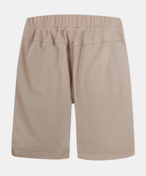 Conjunto De Camiseta Polo Y Bermuda Para Niño Color Arena
