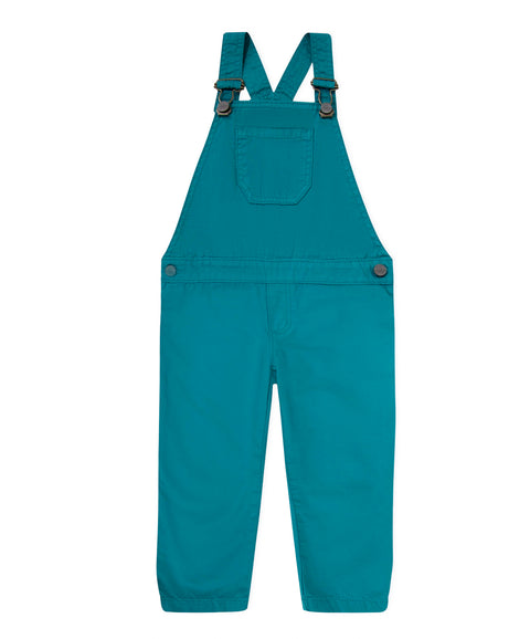 Conjunto Overol Largo Y Camiseta Para Bebé Niño Color Jade
