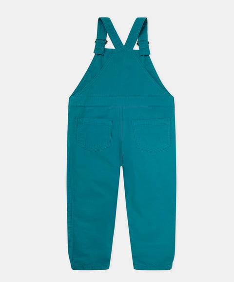 Conjunto Overol Largo Y Camiseta Para Bebé Niño Color Jade