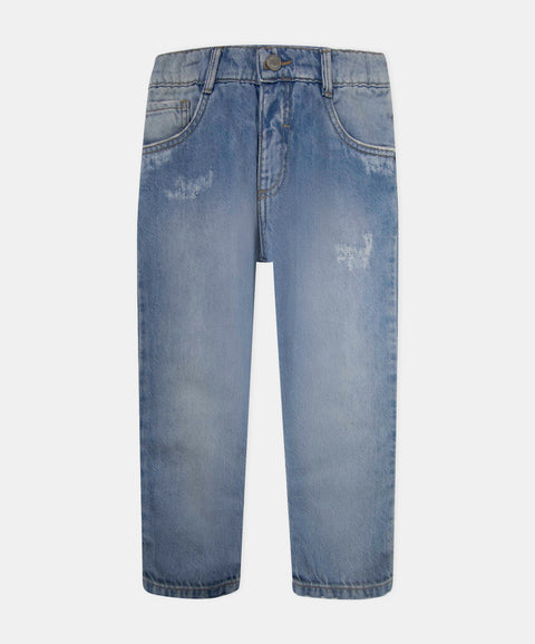Jean Regular Para Bebé Niño En Denim Tono Medio Claro