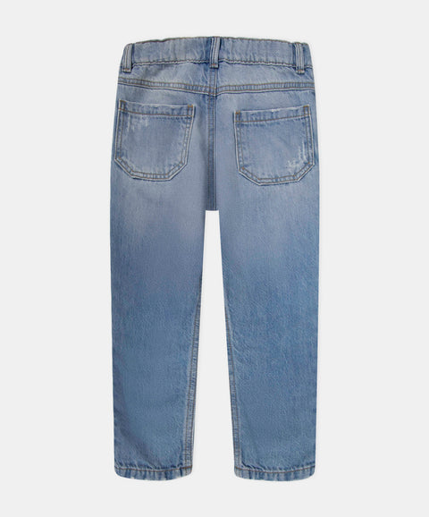 Jean Regular Para Bebé Niño En Denim Tono Medio Claro