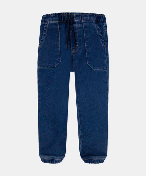 Jean Jogger Para Bebé Niño En Burda Tono Medio