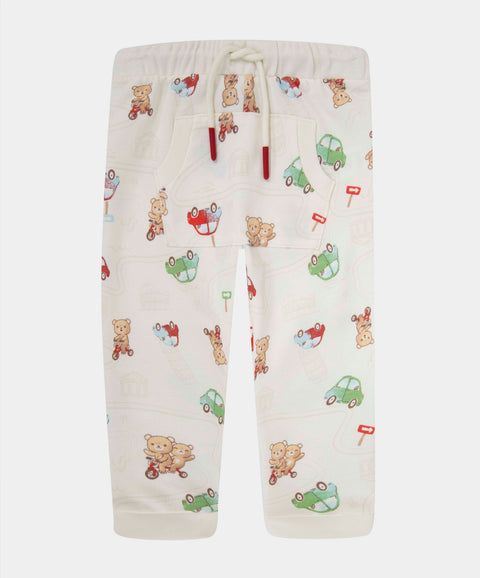 Conjunto Camiseta Manga Larga Y Pantalón Para Recién Nacido Color Marfil
