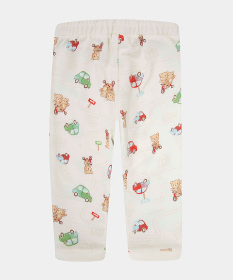 Conjunto Camiseta Manga Larga Y Pantalón Para Recién Nacido Color Marfil
