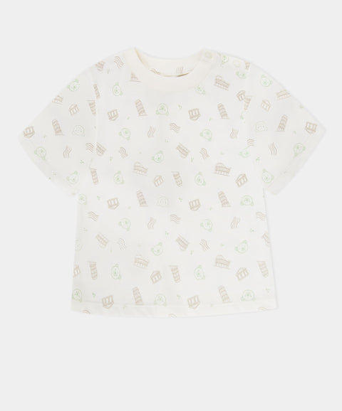Conjunto Camiseta Y Overol Para Recién Nacido Color Verde