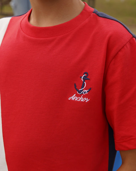 Camiseta Manga Corta Para Niño
