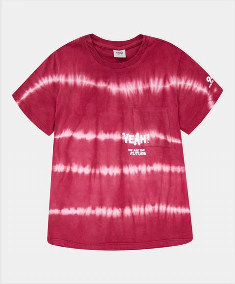Camiseta Manga Corta Para Niño En Tela Suave Color Rojo