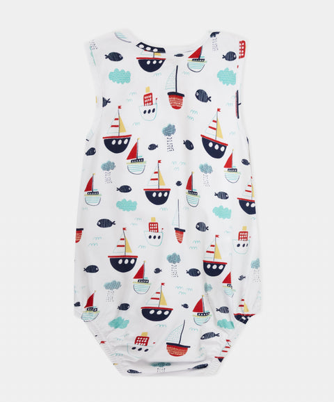 Conjunto Bermuda y Body Para Recién Nacido