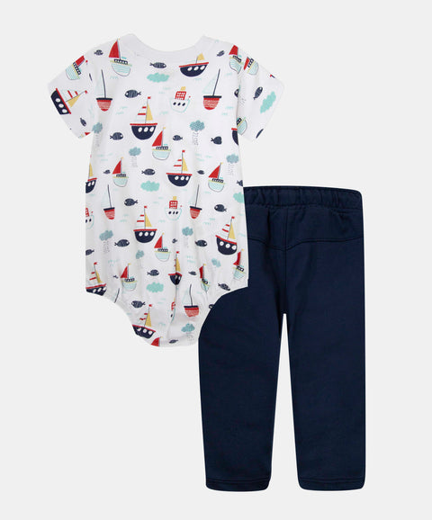 Conjunto Pantalón y Body Para Recién Nacido