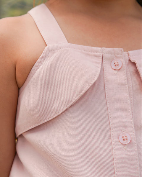 Jumpsuit Short Para Bebé Niña